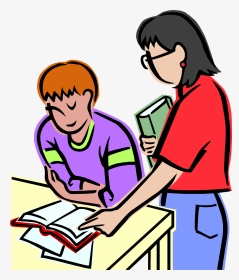 North Arlington Library Welcome - Teacher Helping Student Clipart, HD Png Download, Transparent PNG