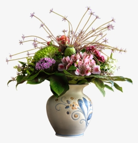 Transparent Flowers In Vase Png - Amaryllis Boeket, Png Download, Transparent PNG