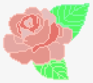 Transparent Pixel Rose - Pixel Art Flower Transparent, HD Png Download, Transparent PNG