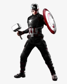 #ironman #mjolnir #tonystark #captainamerica #spiderman - Avengers Endgame Capitan America Digno, HD Png Download, Transparent PNG
