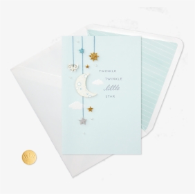 Twinkle Little Star New Baby Congratulations Card - Paper, HD Png Download, Transparent PNG