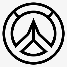 Overwatch Logo Black And White, HD Png Download, Transparent PNG
