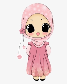 Muslim Girl Cute Chibi, HD Png Download, Transparent PNG