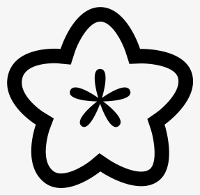 3,976 Free Vector Icons - Flower Icon Black, HD Png Download, Transparent PNG