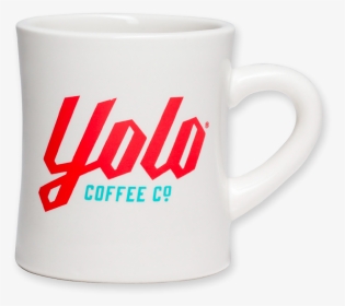Yolo Coffee Ceramic Diner Coffee Mug - Mug, HD Png Download, Transparent PNG