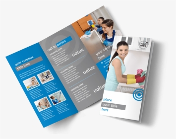 House Cleaning Service Brochure Template Preview - Cleaning Service Brochure, HD Png Download, Transparent PNG