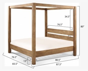 Diy Queen Canopy Bed Frame, HD Png Download, Transparent PNG