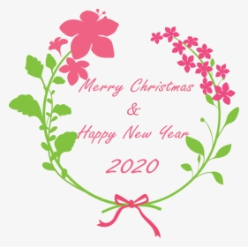 Happy New Year 2020 Flower, HD Png Download, Transparent PNG