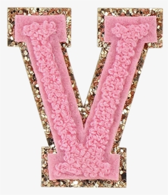 Guava Glitter Varsity Letter Patches - Cross, HD Png Download, Transparent PNG