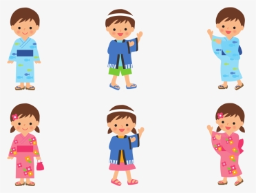 Boy In Kimono Clipart, HD Png Download, Transparent PNG