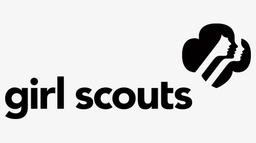 Girl Scouts Black And White Logo, HD Png Download, Transparent PNG