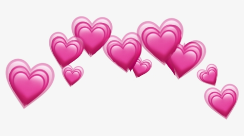 #freetoedit New Heart Crown Sticker #pink #heart #heartcrown - Broken Green Heart Png, Transparent Png, Transparent PNG