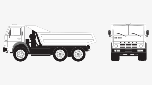 Graphical Truck Truck Vector Transport Object - Vector Xe Tải, HD Png Download, Transparent PNG