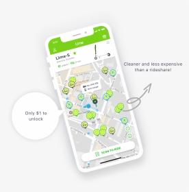 Lime Scooter Promo Code Tel Aviv - Lime App For Scooter, HD Png Download, Transparent PNG