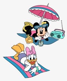 Minnie Mouse On The Beach, HD Png Download, Transparent PNG