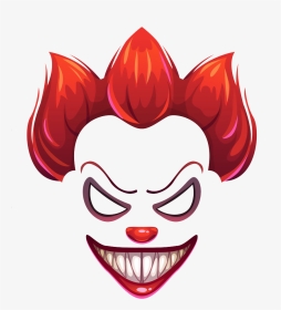 Screamvale - Clown Mask Clipart, HD Png Download, Transparent PNG