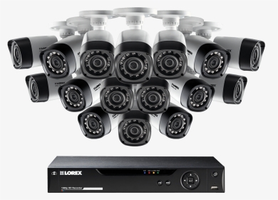 16 Channel Security Camera System With 16 Cameras And - Lorex Flir Camera, HD Png Download, Transparent PNG