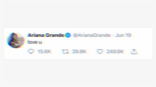 #arianagrande #tweet #aesthetic #loveyou #freetoedit - Electric Blue, HD Png Download, Transparent PNG