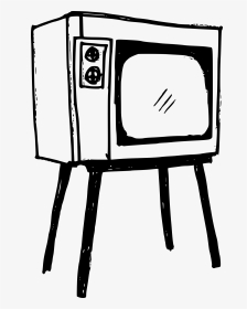 Old Tv Png Drawing, Transparent Png, Transparent PNG