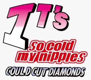 Ocold Mynipples Ouldcut Diamonds Text Font - Anime, HD Png Download, Transparent PNG