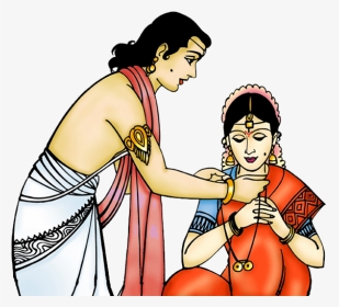 Wedding Clipart - Telugu Marriage In Cartoon, HD Png Download, Transparent PNG