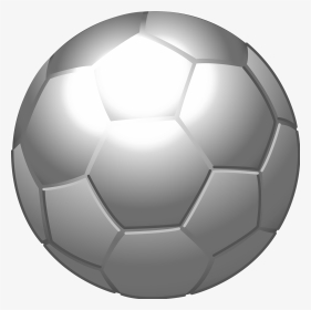 Silver Soccer Ball Png , Png Download - Silver Soccer Ball Png, Transparent Png, Transparent PNG
