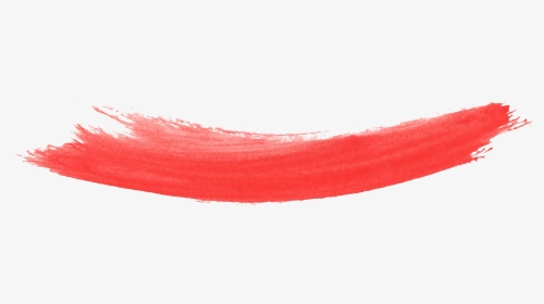 Red Watercolor Brush Strokes, HD Png Download, Transparent PNG