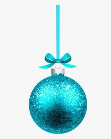 Blue Christmas Ball Png - Green And Blue Christmas Ornaments Png, Transparent Png, Transparent PNG