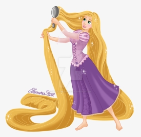 Rapunzel - Rapunzel Hair Clipart, HD Png Download , Transparent Png Image -  PNGitem