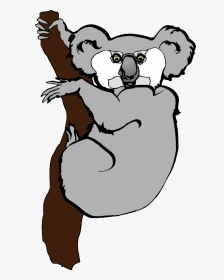 Black And White Stock At Getdrawings Com Free - Cartoon Cuddly Koala, HD Png Download, Transparent PNG