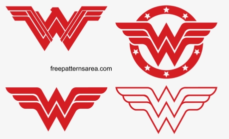 Wonder Woman Logo Silhouette, HD Png Download, Transparent PNG