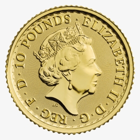 Britannia 2019 1/10 Oz Gold Coin - Gold Britannia 1 10 Oz 2019, HD Png Download, Transparent PNG