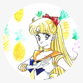 Sailormoon Aesthetic Anime Vaporwave Girl Animegirl - Cartoon, HD Png Download, Transparent PNG