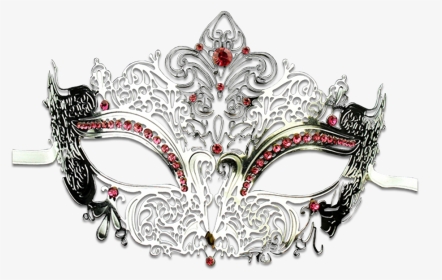 Silver Series Women S Laser Cut Metal Venetian Masquerade - Tiara, HD Png Download, Transparent PNG