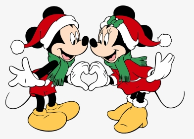 Minnie Mickey Christmas Coloring Page, HD Png Download, Transparent PNG
