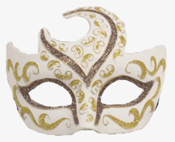 Party Costume Masks Messages Sticker-9 - White And Blue Mask, HD Png Download, Transparent PNG