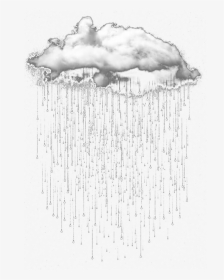#clouds #water #rain - Sketch, HD Png Download, Transparent PNG