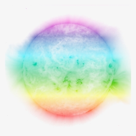 #mq #planet #moon #rainbow #rainbows #heaven - Sphere, HD Png Download, Transparent PNG