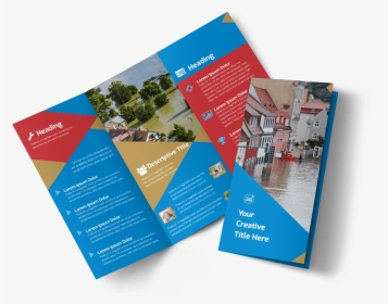 Flood Insurance Brochure Template Preview - Daycare Brochure, HD Png Download, Transparent PNG