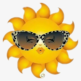 Sunshine Sun Sol Sunglasses Kiss Emojistyle Style Emoji - Have A Bright Sunshiny Day, HD Png Download, Transparent PNG