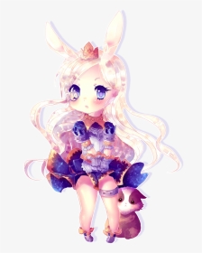 Clipart Free Drawing Crystal Anime - Chibi Queen Transparent, HD Png Download, Transparent PNG