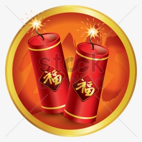 Chinese New Year Fire Crackers V矢量图形 , Png Download - 鞭炮 素材 Png, Transparent Png, Transparent PNG