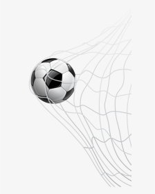 Pallone Calcio Nella Rete Disegno, HD Png Download, Transparent PNG