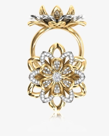 7250 Protea Dress Ring Two Tone - Brooch, HD Png Download, Transparent PNG