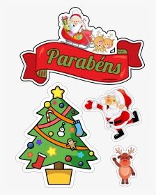Animated Cartoon Christmas Tree, HD Png Download, Transparent PNG