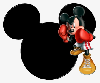 Mickey Boxeando - - Mickey Mouse Boxing, HD Png Download, Transparent PNG