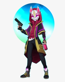 Different Forms Of Art Character Concept Character - Fortnite Drift Fanart Png, Transparent Png, Transparent PNG