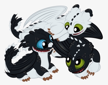 Light Fury Baby Dragons, HD Png Download, Transparent PNG