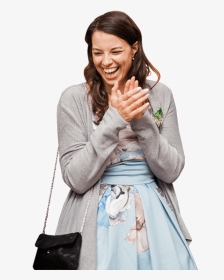 Laughing Woman At A 40th Birthday - Girl, HD Png Download, Transparent PNG