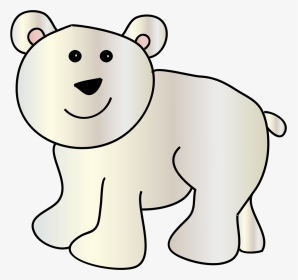 Polar Bear Winter Clipart Clipart Kid - Cartoon, HD Png Download, Transparent PNG